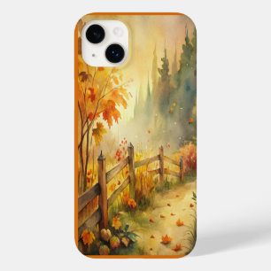 Watercolor Rustic Fall Landscape Case-Mate iPhone 14 Plus Case