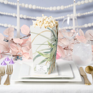 Watercolor Rustic Neutral Boho Botanical Wedding Favor Boxes