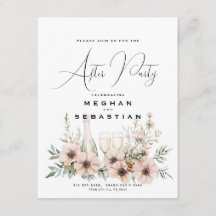 Watercolor Rustic Wildflower Wedding 