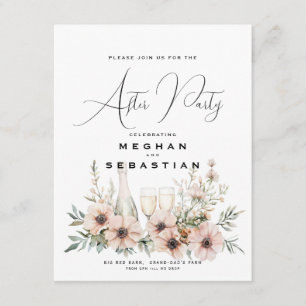 Watercolor Rustic Wildflower Wedding Enclosure Card