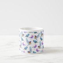 Watercolor Safari: Birds (Customize BG Color!)