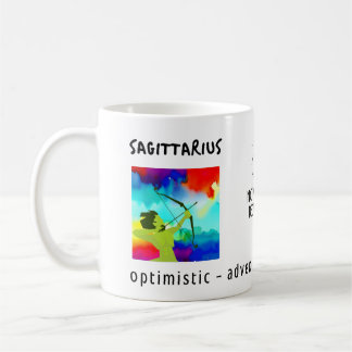 watercolor Sagittarius zodiac and characteristics Coffee Mug
