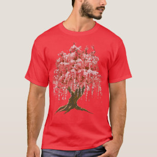 Watercolor Sakura Cherry Blossom Tree T-Shirt