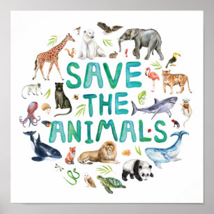Animal Cruelty Posters & Prints | Zazzle