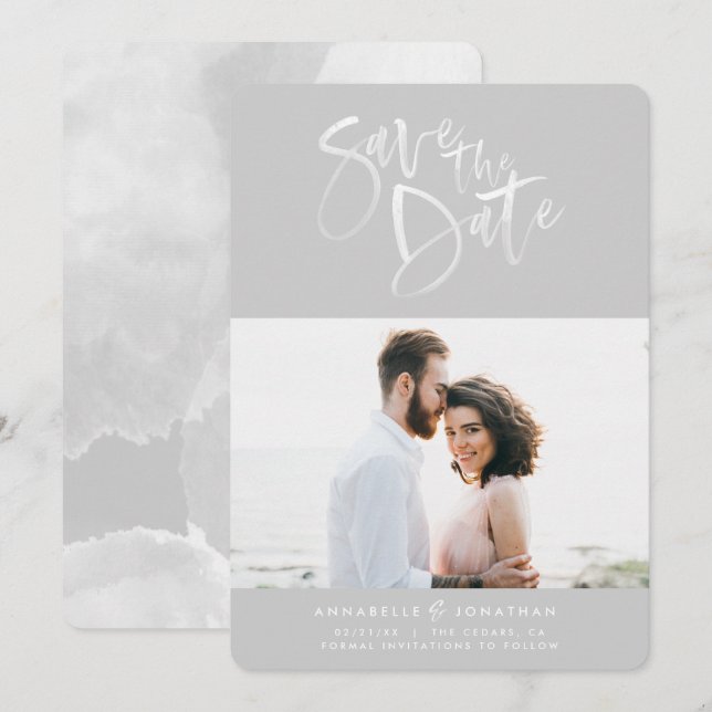 watercolor save the date (Front/Back)