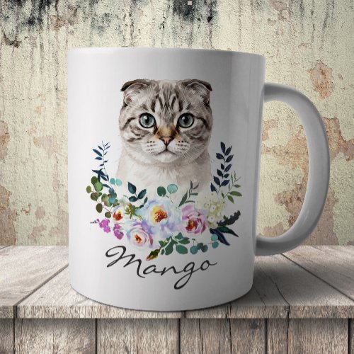 Watercolor Scottish Fold Coffee Mug
