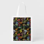 Watercolor Sea Life Pattern 1 Reusable Grocery Bag
