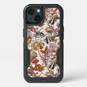 Watercolor Sea Life Pattern 2 iPhone 13 Case