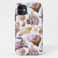 Watercolor Sea Life Pattern 4
