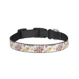 Watercolor Sea Life Pattern 4 Pet Collar