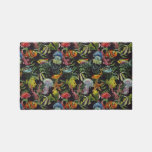 Watercolor Sea Life Pattern Rug