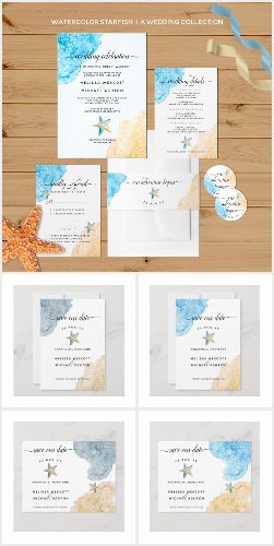 Sea + Sand Wedding Suite Full Collection