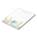 Watercolor Sea Turtle Beach Stationery Notepad | Zazzle