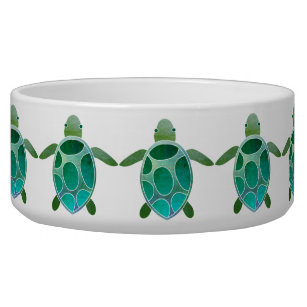 Watercolor Sea Turtle Bowl