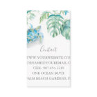 Watercolor Sea Turtle Tropical Greenery