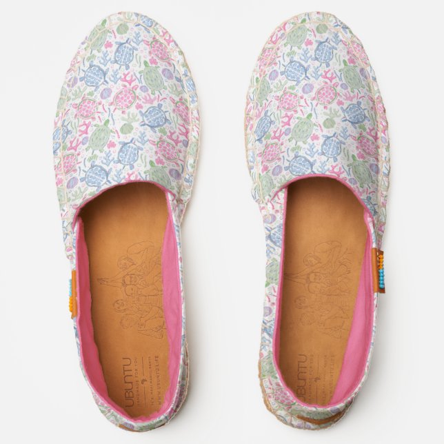 Watercolor Sea Turtles Espadrilles (Front)