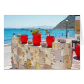 Watercolor sea view (Front Horizontal)