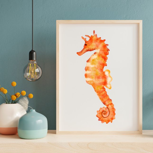 Watercolor Seahorse – Coastal Wall Art (Creator Uploaded)