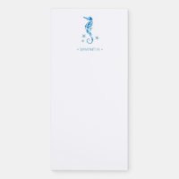 Watercolor Seahorse Personalized Stationery