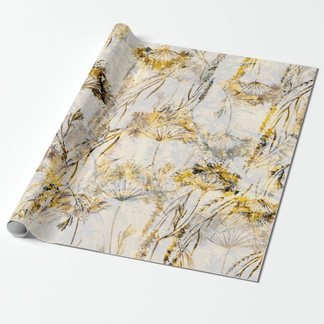 Watercolor seamless abstract background, pattern.  wrapping paper (Unrolled)