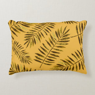 Watercolor seamless pattern with colorful abstract accent pillow