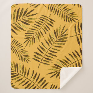 Watercolor seamless pattern with colorful abstract sherpa blanket