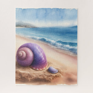 Watercolor Seashell Jigsaw Puzzle