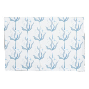 Watercolor Seaweed Coastal Pillow Case