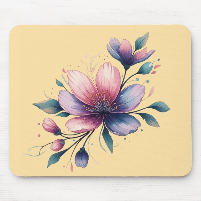  Watercolor Serenity mousepad (Front)