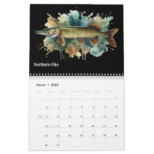 Watercolor Series: Fish Aura 3 Calendar