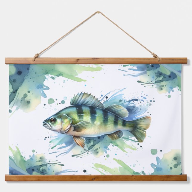 Watercolor Series: Perch Hanging Tapestry (Front)
