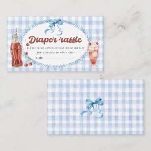 Watercolor she is ready to pop ba Enclosure Card