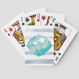 Watercolor Shell Graphic Playing Cards