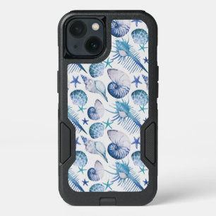 Watercolor Shells iPhone 13 Case