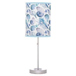 Watercolor Shells Table Lamp