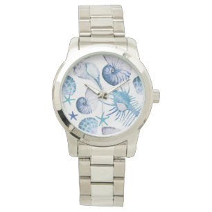Watercolor Shells Watch