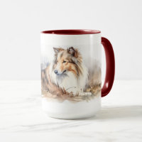 Watercolor Sheltie