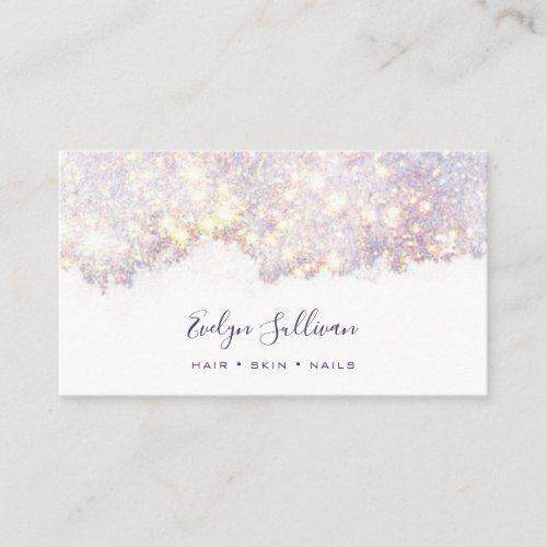 Watercolor Shimmer Business Card