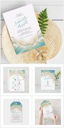 Watercolor Shoreline