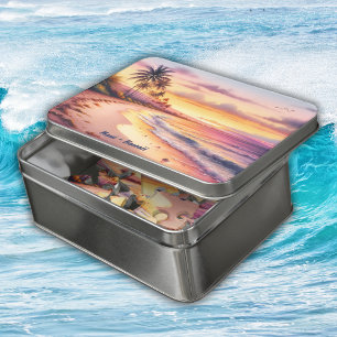 Watercolor Sketch Maui Hawaii Colorful    Jigsaw Puzzle