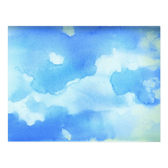 Watercolor Sky Postcard