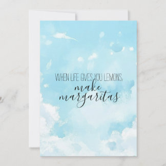 Watercolor Sky Thank You Card