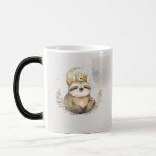 Watercolor Sloth Moon Crown Color Morph Mug
