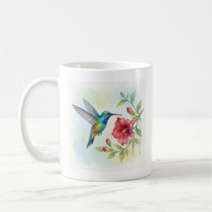 Watercolor Small Hummingbird Coffee Mug