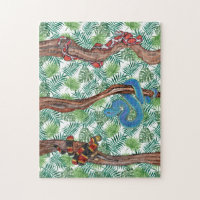 Watercolor Snake Lover Python Boa pets