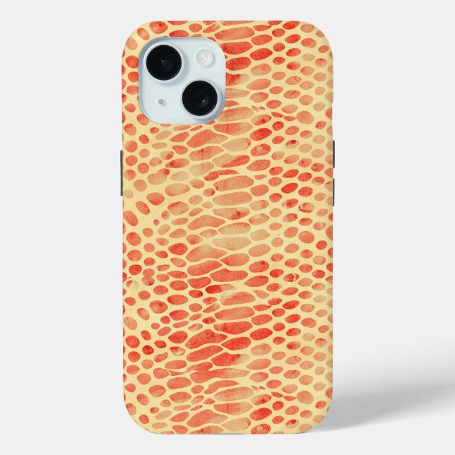 Watercolor Snake Print Case-Mate iPhone Case (Back)