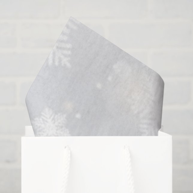 Watercolor snow  holiday   tissue paper (Gift Bag)