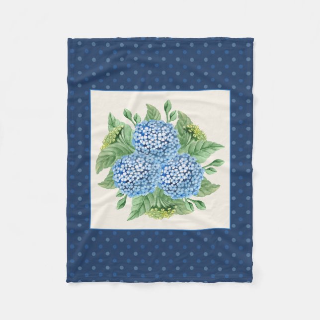 Watercolor Snowball Small Blanket (Front)