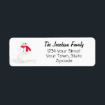 Watercolor Snowman Festive Holiday Return Address Label<br><div class="desc">These festive return address labels feature a cute design with a hand painted watercolor snowman with three coal buttons,  a carrot nose,  and red scarf. The cute,  whimsical style is perfect for your Christmas and holiday mailings.</div>