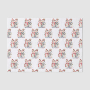 Watercolor Snowman Tissue Paper
